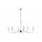 Z-Lite Arrington 6 Light Chandelier, Matte Black 2301-63MB - alternate 1